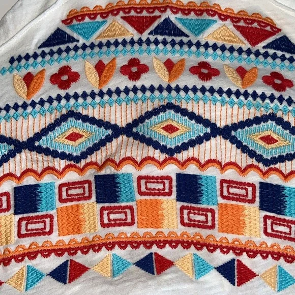 Altar’d State Size Extra Small White Embroidered Lined Tie-Back Halter Top 3451 - Picture 6 of 10